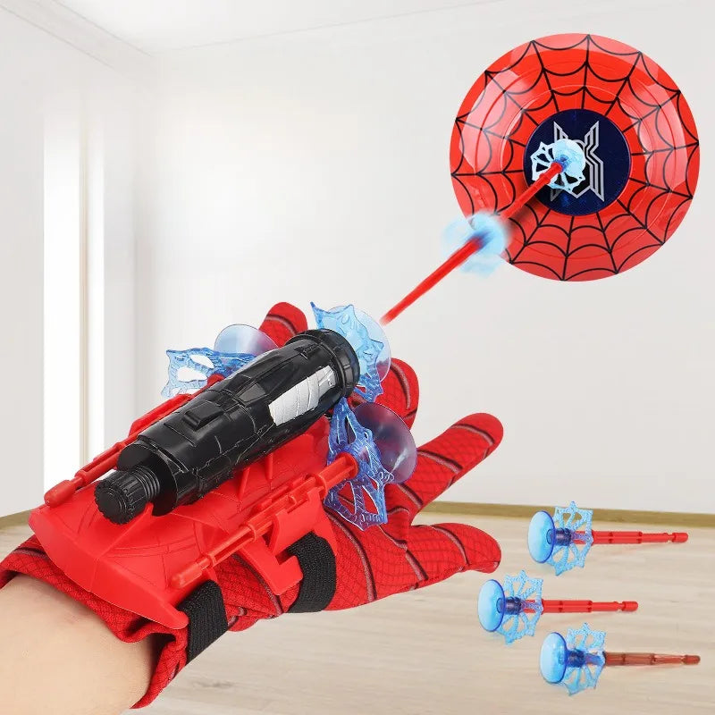 Spider Shot - Lançador de Dardo-Teia do Homem Aranha + Brinde Exclusivo